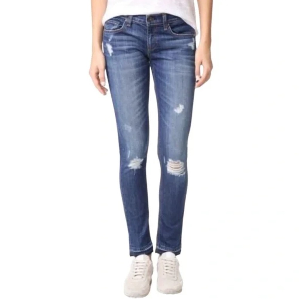 Rag & Bone Dre Skinny Jeans in Canyon Distress Size 27
